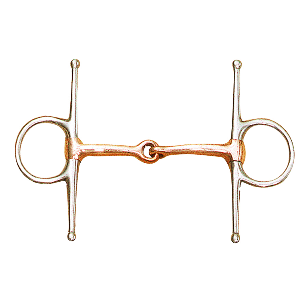 Jointed Copper Full Cheek Bit