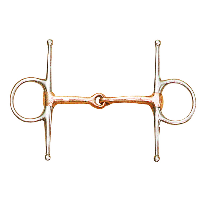 Jointed Copper Full Cheek Bit