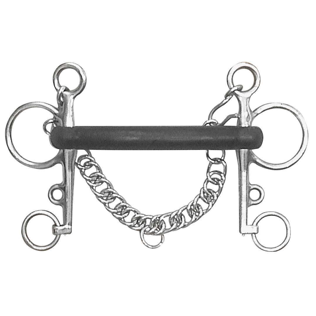 Mullen Soft Rubber Pelham Bit