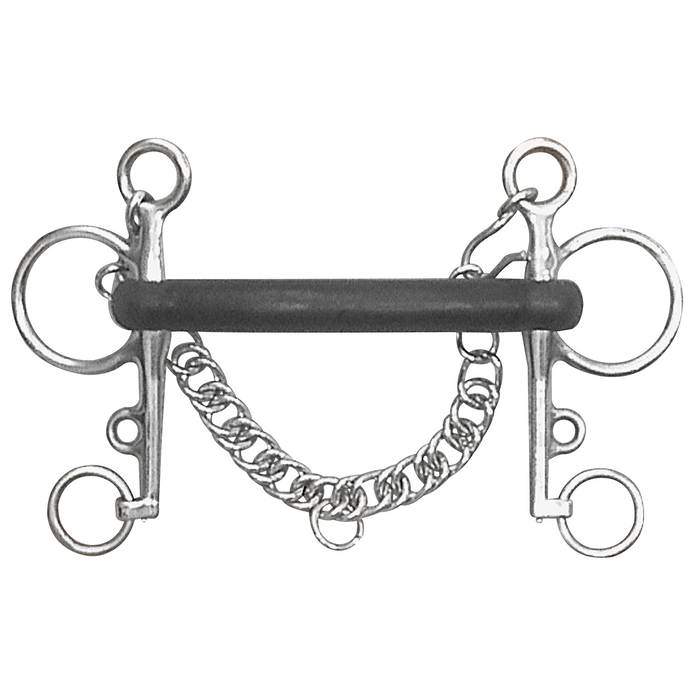 Mullen Soft Rubber Pelham Bit