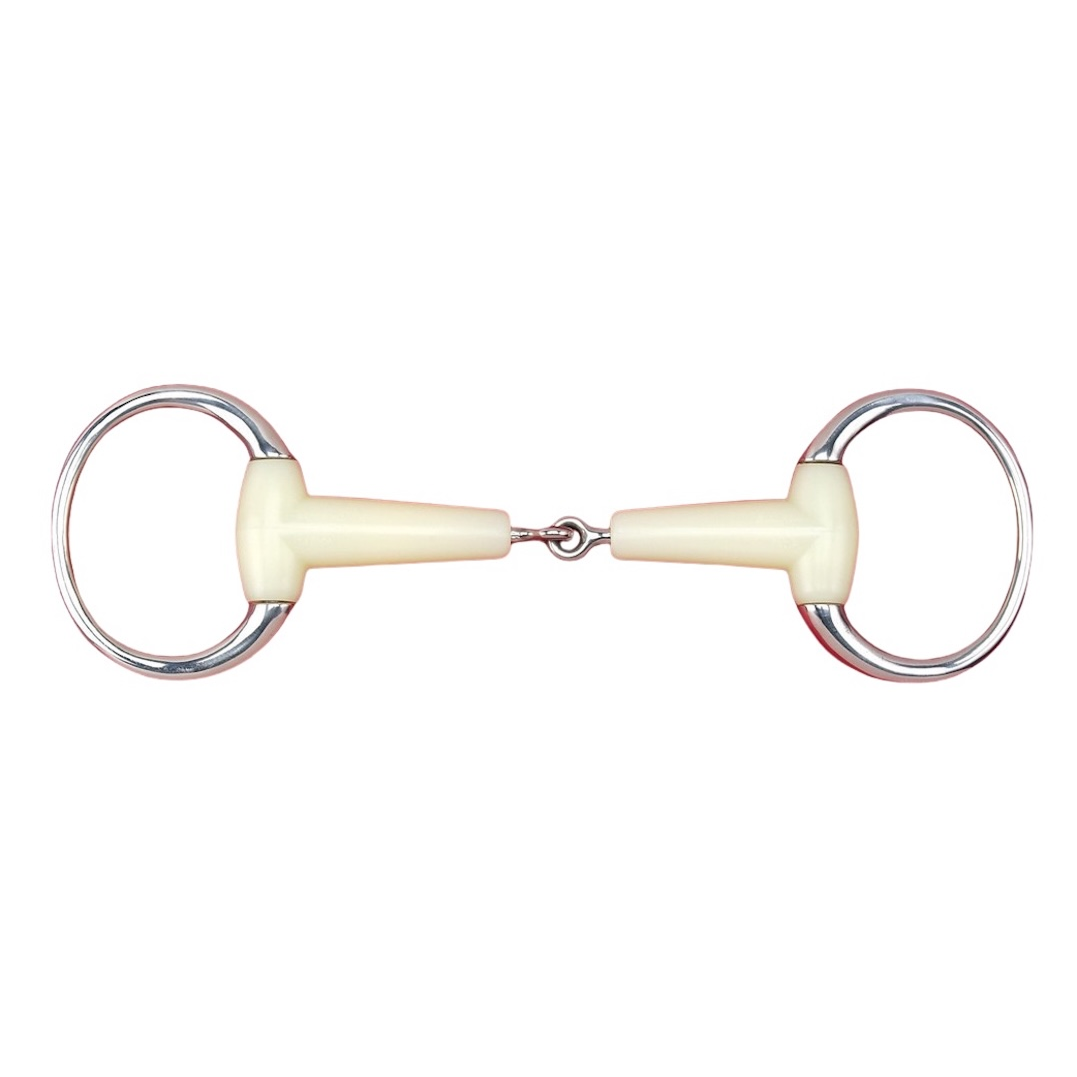Jointed Round Ring Eggbutt Bit