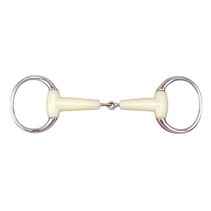 Jointed Round Ring Eggbutt Bit