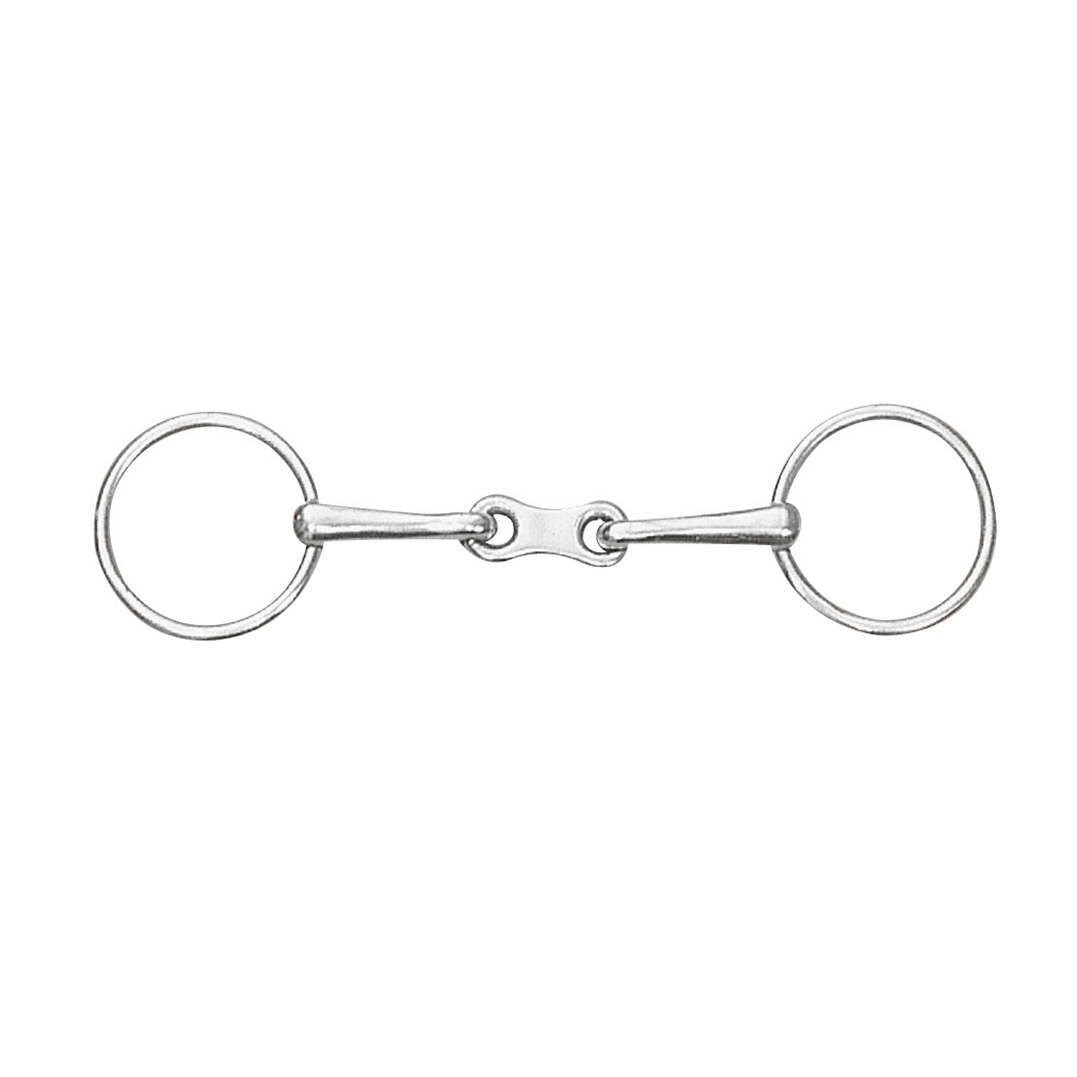 Double Jointed French Link Loose Ring Bit