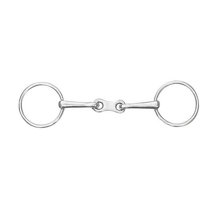 Double Jointed French Link Loose Ring Bit