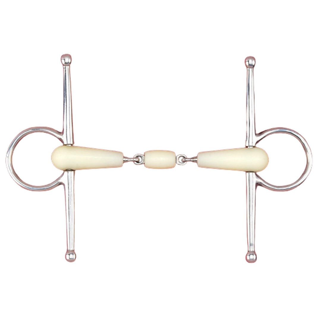 Double Jointed Roller Full Cheek Bit
