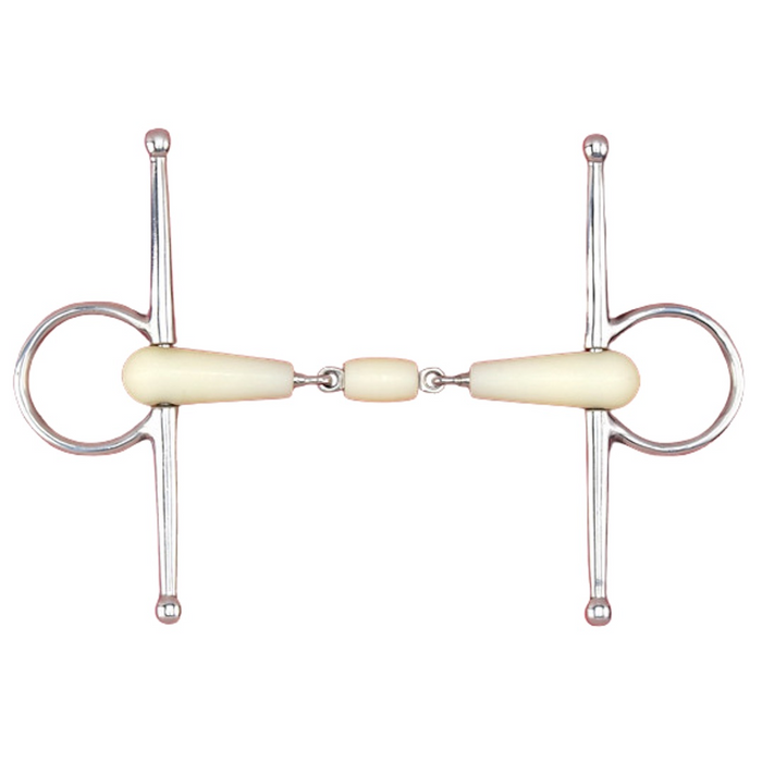 Double Jointed Roller Full Cheek Bit