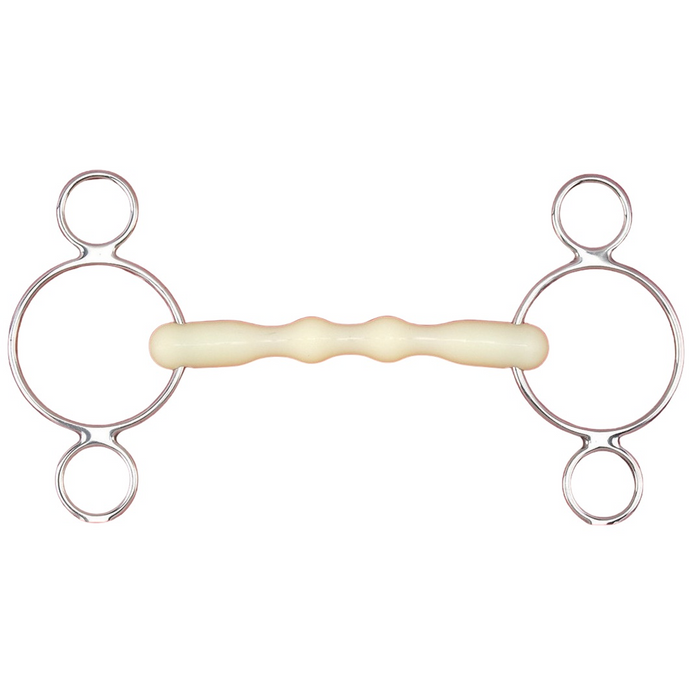 Shaped Mullen Pessoa 2 Ring Gag Bit