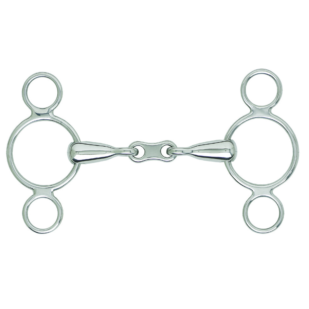 French Link 2 Ring Gag Bit