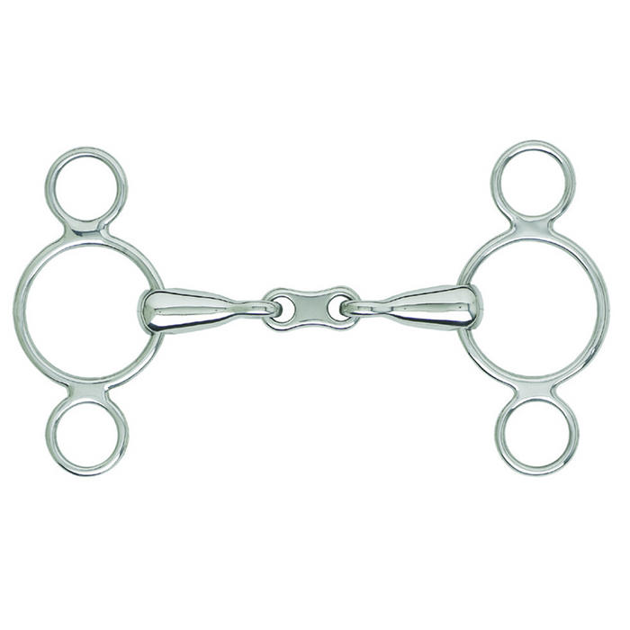 French Link 2 Ring Gag Bit
