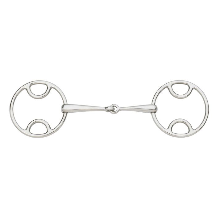 Jointed Loop Ring Gag Bit