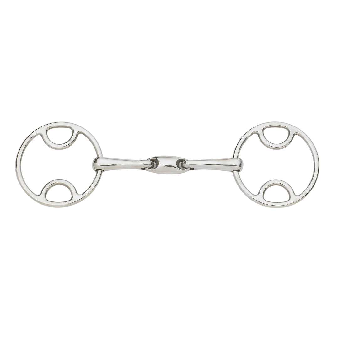 Oval Link Loop Ring Gag Bit