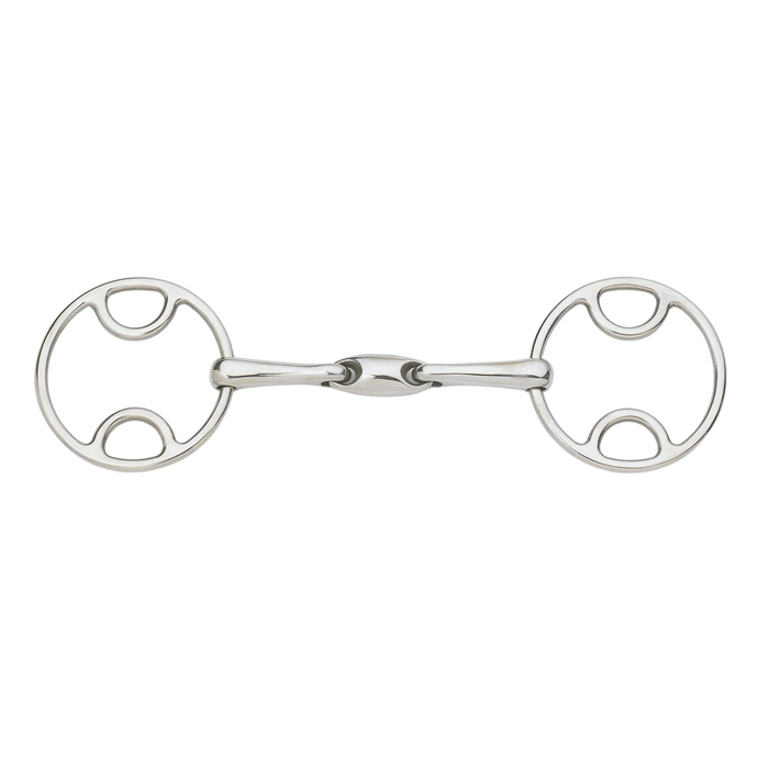 Oval Link Loop Ring Gag Bit