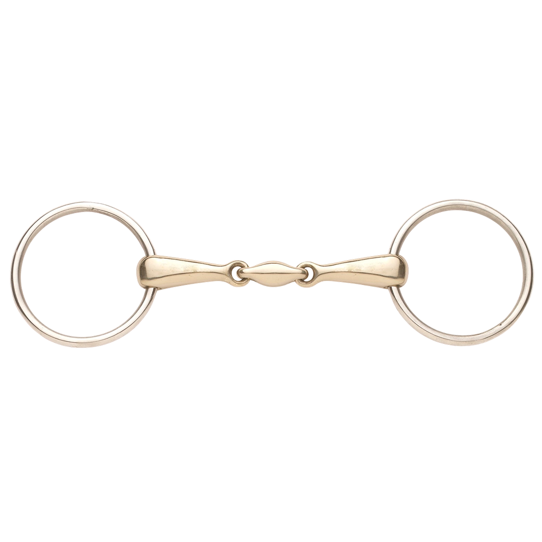German Silver 18mm Peanut Loose Ring Bit