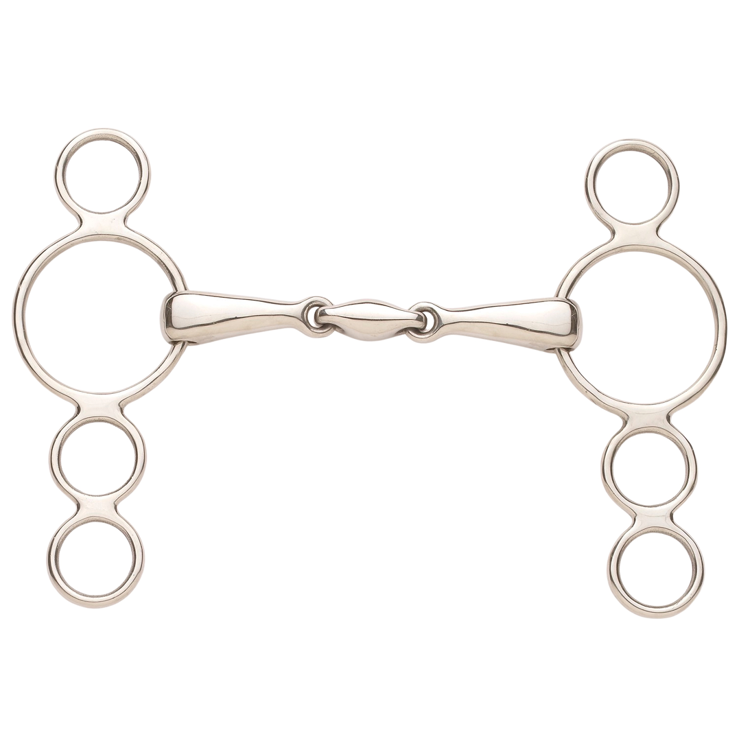 Peanut Link 3 Ring Gag Bit