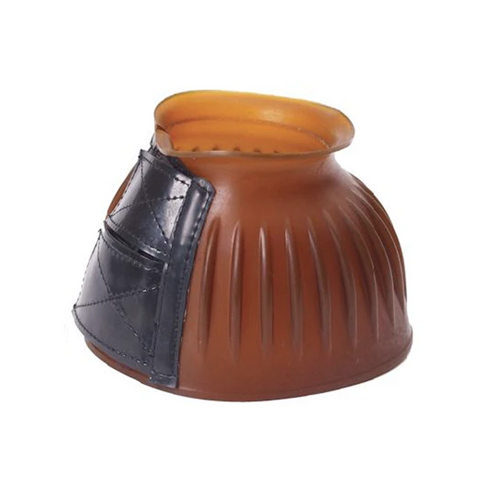 Composite Hook & Loop Ribbed Bell Boots - Transparent Gum