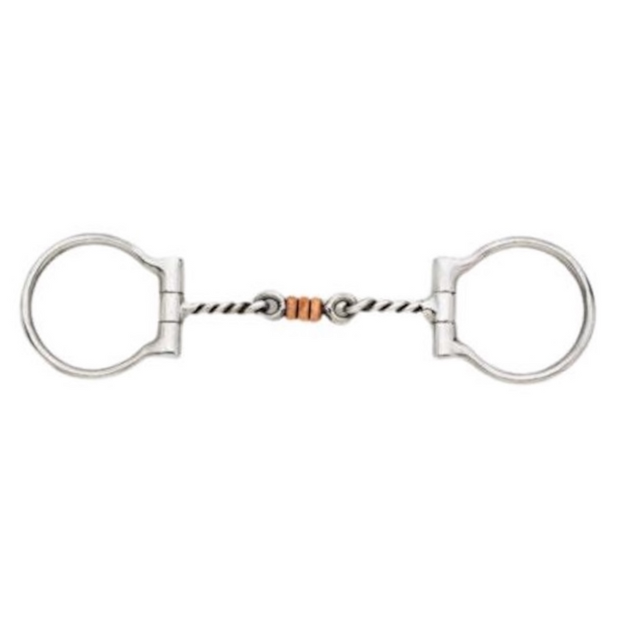 Copper Ring Twisted Dogbone Offset Dee Ring Bit