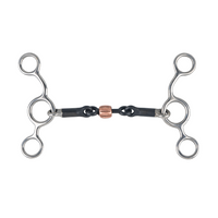Sweet Iron Dogbone Roller Junior Cowhorse Gag Bit