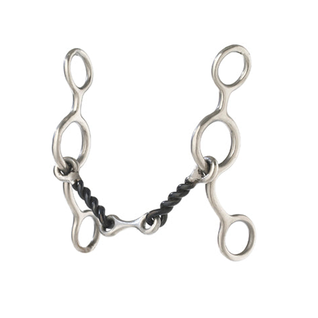 Sweet Iron Twisted Dogbone Junior Cowhorse Bit