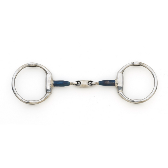 Blue Steel Oval Link Cheltenham Gag Bit