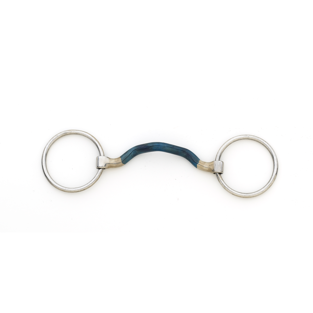 Blue Steel Ported Loose Ring Bit